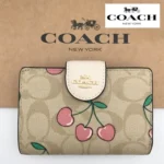COACH Women's Signature Cherry Wallet CF401 | Watches Prime