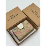 COACH Women's Signature Cherry Wallet CF401 | Watches Prime