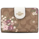 COACH Women's Signature Floral Wallet C3773 | Watches Prime