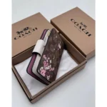 COACH Women's Signature Floral Wallet C3773 | Watches Prime