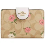 COACH Women's Signature Floral Wallet CR968 | Watches Prime COACH Women's Signature Floral Wallet CR968 | Watches Prime