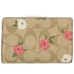 COACH Women's Signature Floral Wallet CR968 | Watches Prime COACH Women's Signature Floral Wallet CR968 | Watches Prime