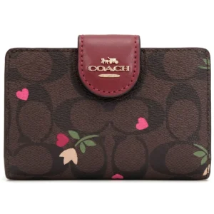 محفظة كوتش COACH حريمي بنقشة الكرز CF401 | واتشز برايم