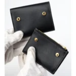 COACH Black Leather Snap Wallet CZ111 | Watches Prime