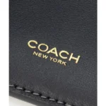 COACH Black Leather Snap Wallet CZ111 | Watches Prime