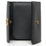 COACH Black Leather Snap Wallet CZ111 | Watches Prime