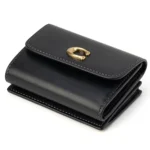 COACH Black Leather Snap Wallet CZ111 | Watches Prime