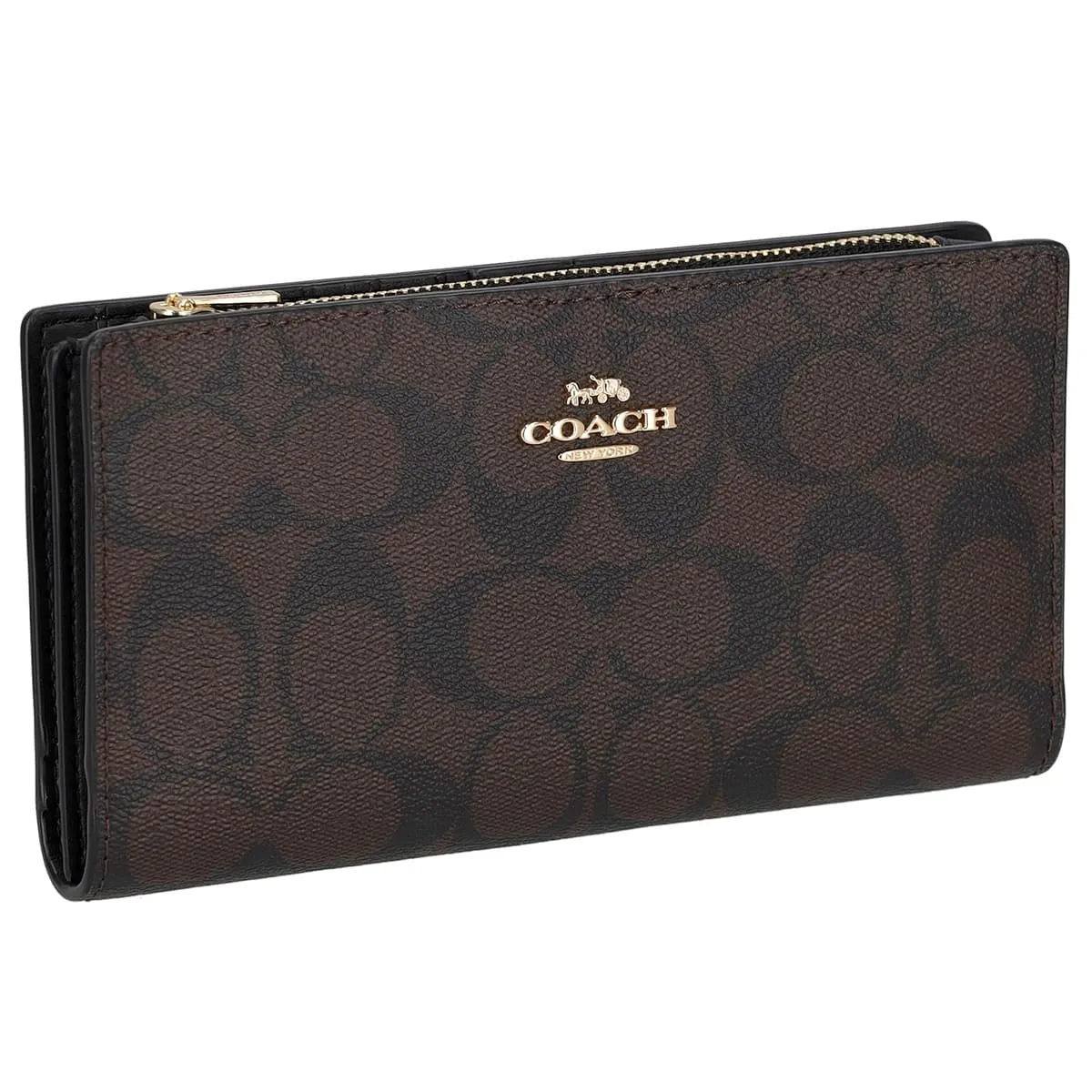 Coach Women's Signature Long Wallet C8714 | Watches Prime Coach Women's Signature Long Wallet C8714 | Watches Prime