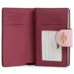 COACH Women's Pink Bifold Wallet CW786 | Watches Prime