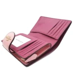 COACH Women's Pink Bifold Wallet CW786 | Watches Prime