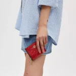 COACH Women's Red Patent Snap Wallet CV415 | Watches Prime COACH Women's Red Patent Snap Wallet CV415 | Watches Prime