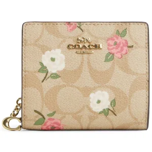 COACH Women's Pink Bifold Wallet CW786 | Watches Prime
