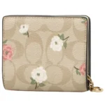 COACH Floral Signature Snap Wallet CR969 | Watches Prime