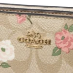 COACH Floral Signature Snap Wallet CR969 | Watches Prime