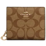 COACH for Women Signature Snap Wallet C3309 | Watches Prime