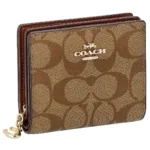 COACH for Women Signature Snap Wallet C3309 | Watches Prime
