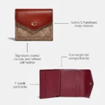 COACH Signature Canvas Wyn Small Wallet C2329 | Watches Prime COACH Signature Canvas Wyn Small Wallet C2329 | Watches Prime