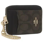 COACH Signature Canvas Zip Card Case CW883 | Watches Prime COACH Signature Canvas Zip Card Case CW883 | Watches Prime