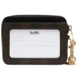 COACH Signature Canvas Zip Card Case CW883 | Watches Prime COACH Signature Canvas Zip Card Case CW883 | Watches Prime