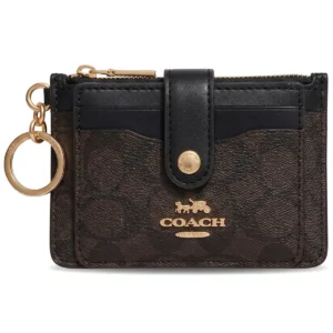 coach womens signature card holder c7398 product image