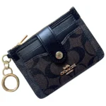 Coach Women's Signature Card Holder C7398 | Watches Prime