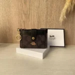 Coach Women's Signature Card Holder C7398 | Watches Prime