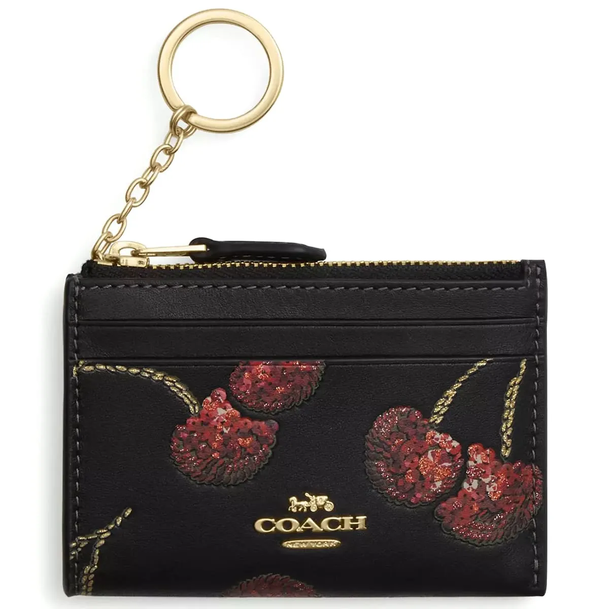 COACH Signature Floral Zip Card Case CDF83 | Watches Prime COACH Signature Floral Zip Card Case CDF83 | Watches Prime