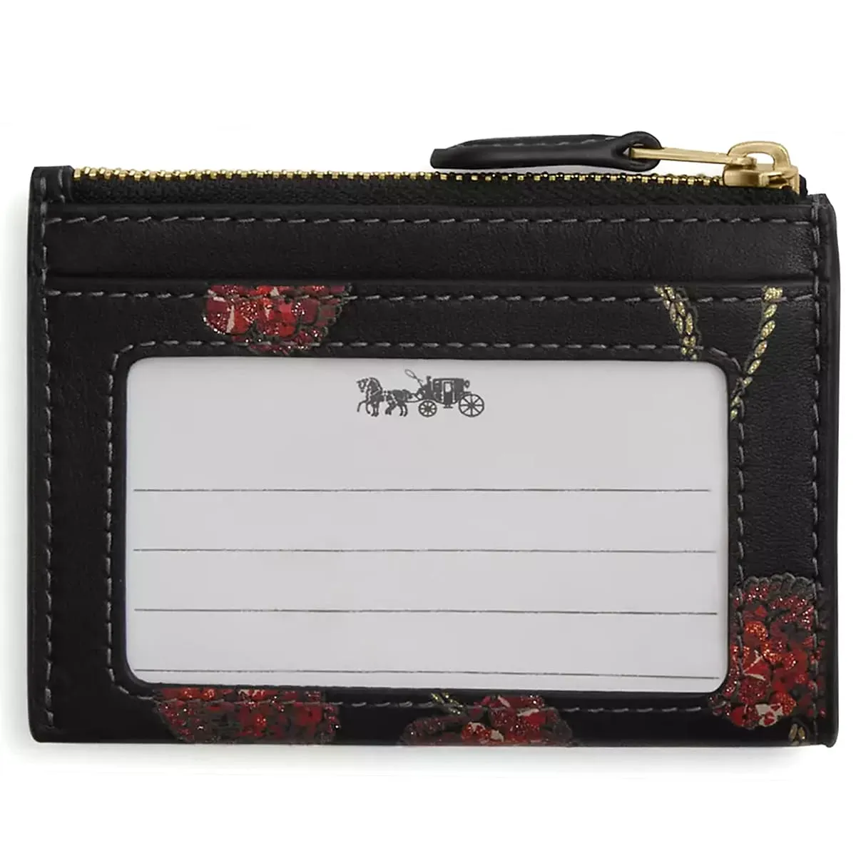 COACH Signature Floral Zip Card Case CDF83 | Watches Prime COACH Signature Floral Zip Card Case CDF83 | Watches Prime