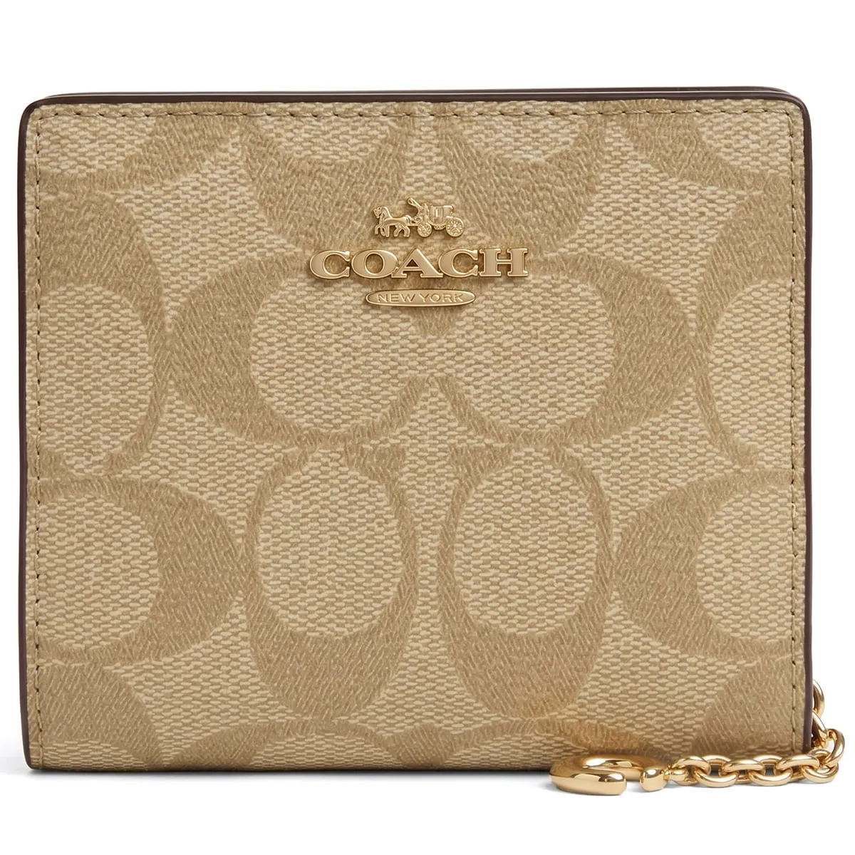 COACH Women's Signature Snap Wallet C3309 | Watches Prime COACH Women's Signature Snap Wallet C3309 | Watches Prime