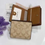 COACH Women's Signature Snap Wallet C3309 | Watches Prime COACH Women's Signature Snap Wallet C3309 | Watches Prime