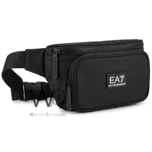 EA7 Black Triple Zip Waist Bag | Watches Prime