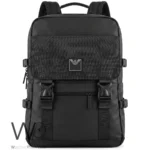 EA7 Emporio Armani Black Convertible Backpack | Watches Prime