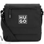 HUGO BOSS Men's Black Crossbody Bag | Watches Prime