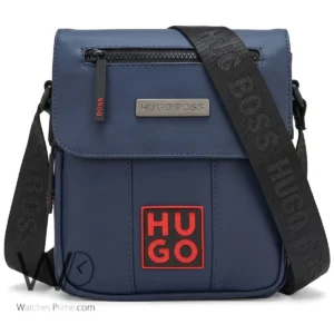 BOSS Black Matte Messenger Crossbody Bag | Watches Prime