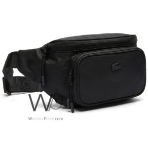 Lacoste Navy Piqué Crossbody Organizer Bag | Watches Prime