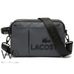 شنطة كروس Lacoste رمادي بسوست متعددة | واتشز برايم