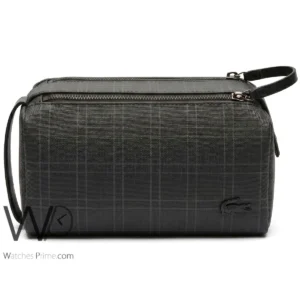 Lacoste Black Vertical Men's Crossbody Bag | Watches Prime