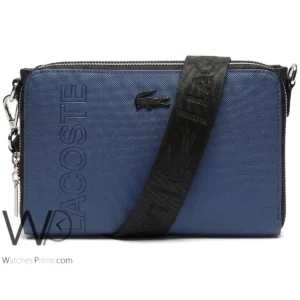 Lacoste Black Piqué Crossbody Bag & Clutch | Watches Prime