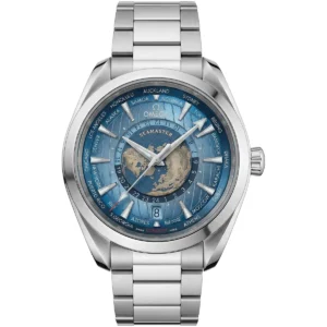 ساعة اوميجا Omega رجالي سي ماستر Seamaster بميناء أزرق