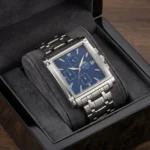 Orient Men's Square Blue Chronograph Watch | Watches Prime Orient Men's Square Blue Chronograph Watch | Watches Prime
