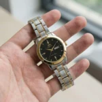 Orient Women's Two-Tone Black Dial Watch | Watches Prime