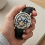 Patek Philippe Men's Black Sunray Watch | Watches Prime