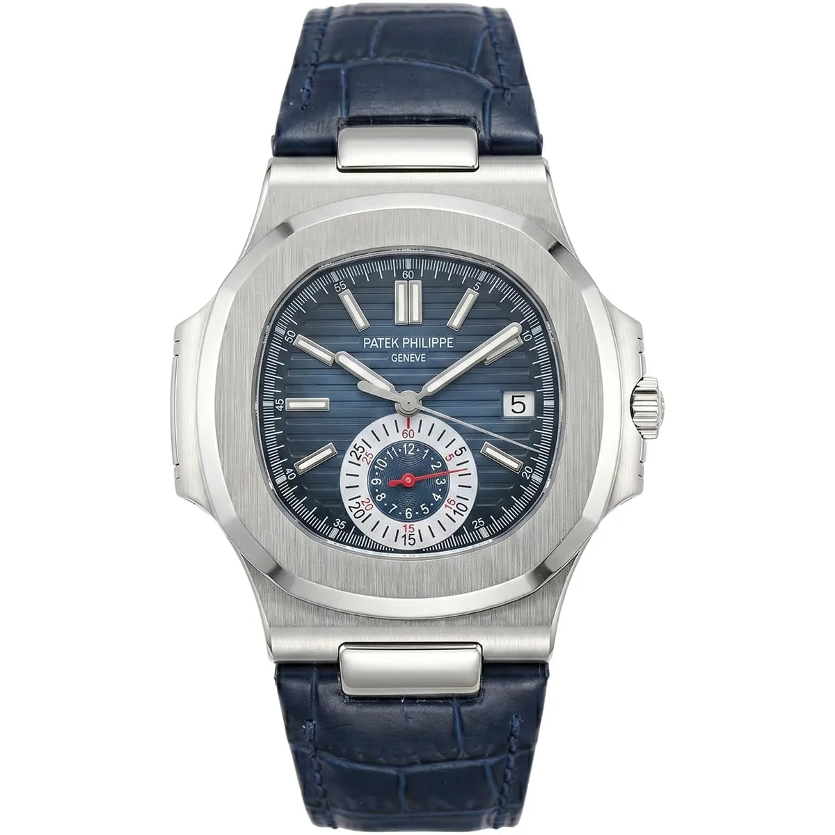 Patek Philippe Men Nautilus Blue Chrono | Watches Prime Patek Philippe Men Nautilus Blue Chrono | Watches Prime
