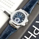 Patek Philippe Men Nautilus Blue Chrono | Watches Prime Patek Philippe Men Nautilus Blue Chrono | Watches Prime