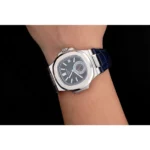 Patek Philippe Men Nautilus Blue Chrono | Watches Prime Patek Philippe Men Nautilus Blue Chrono | Watches Prime