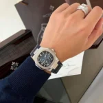 Patek Philippe Men's Nautilus Blue Watch | Watches Prime