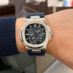 Patek Philippe Men's Nautilus Blue Watch | Watches Prime