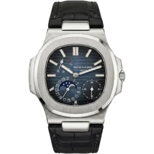 ساعة باتيك فيليب Patek Philippe رجالى ناوتيلوس Nautilus بميناء أزرق