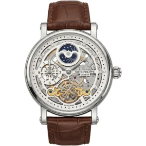 ساعة باتيك فيليب Patek Philippe رجالي هيكلية بمؤشر القمر
