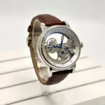 Patek Philippe Men's Skeleton Leather Watch | Watches Prime
